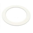Plastic White Light Trim Ring Recessed Can 6" Inch Over Size Oversized Lighting Fixture
