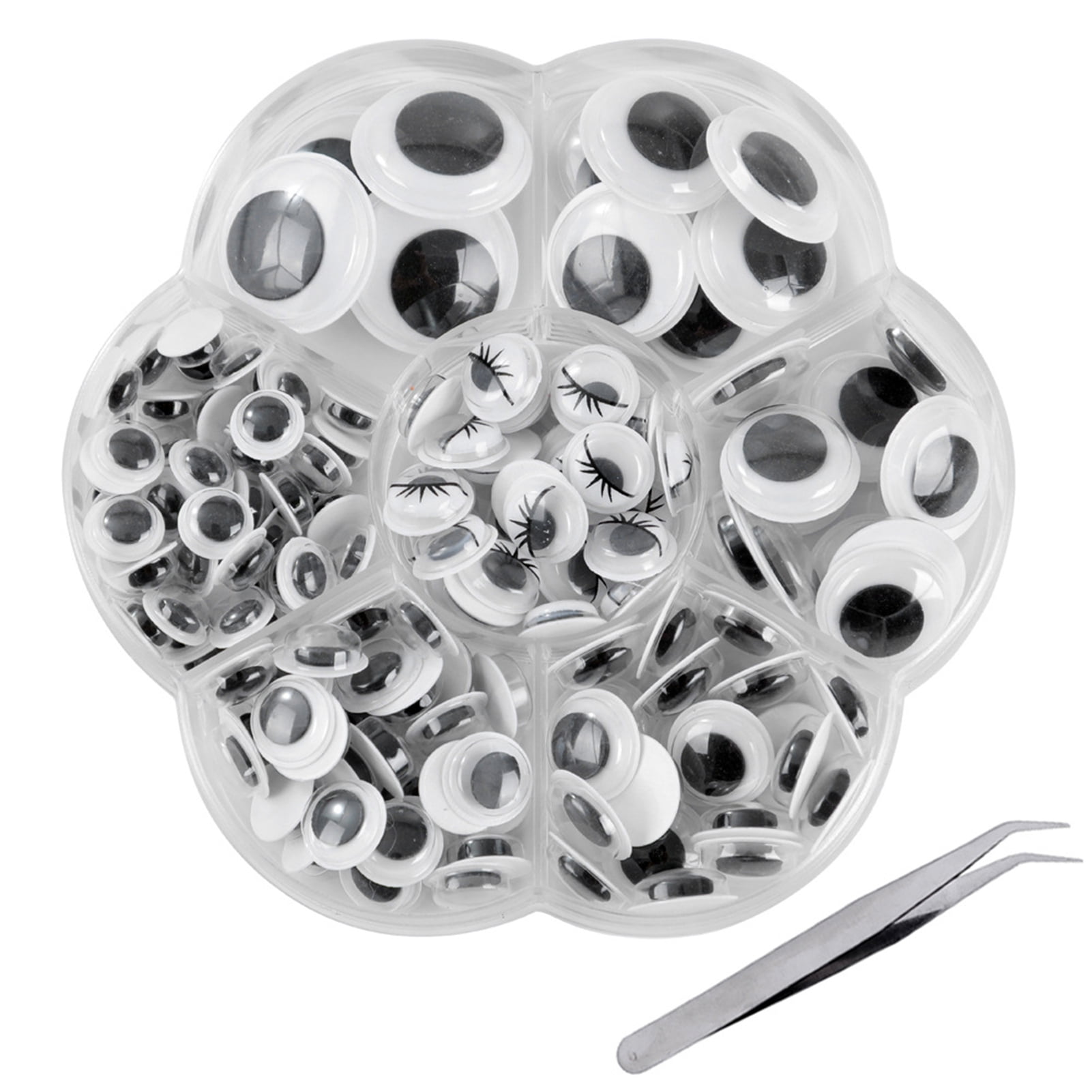 Plastic Wiggle Eyes Mini SelfAdhesive Googly Eyes for DIY Crafts Jiggle Craft Eye Sticker for