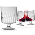 thumbnail image 1 of Plastic Wine Glasses - 240 pcs Disposable Hard Plastic Clear Glasses - 8 oz Red Wine - Unbreakable Bulk Cups Cocktail Drinking Glass Party Supplies for Wedding, Birthday, and other Occasions, 1 of 6