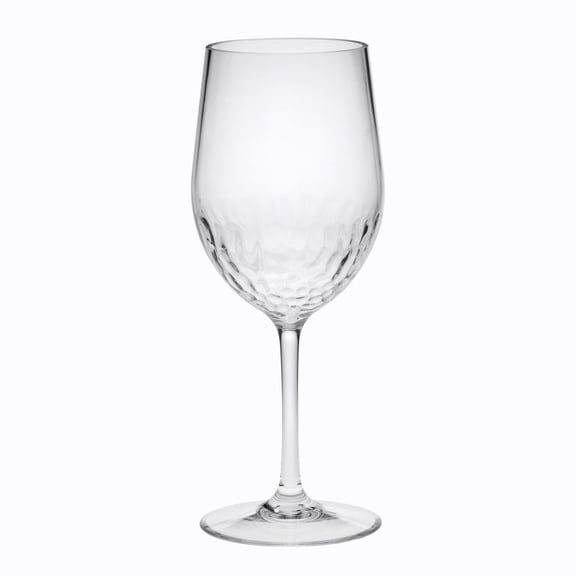 Plastic Wine Glasses Set of 4 (12oz), BPA Free Tritan Hammer Wine Glass Set, Unbreakable Red Wine Glasses, White Wine Glasses