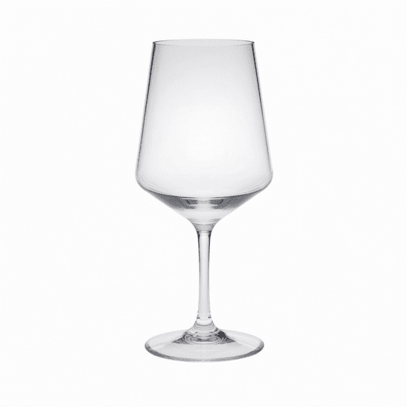 Plastic Wine Glasses Set of 4, 18oz Tritan Stemmed Wine Glasses, Unbreakable Red and White Wine Glasses for Parties