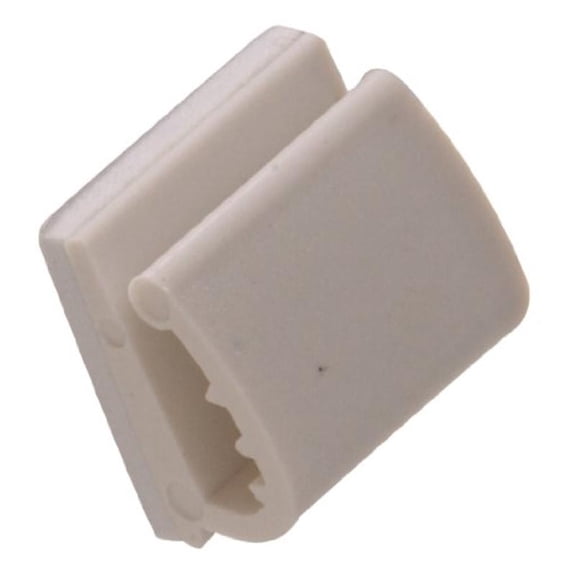 Plastic Wire Clips- White - Adhesive Backed 12Pk Hillman Hook and Eye 852984
