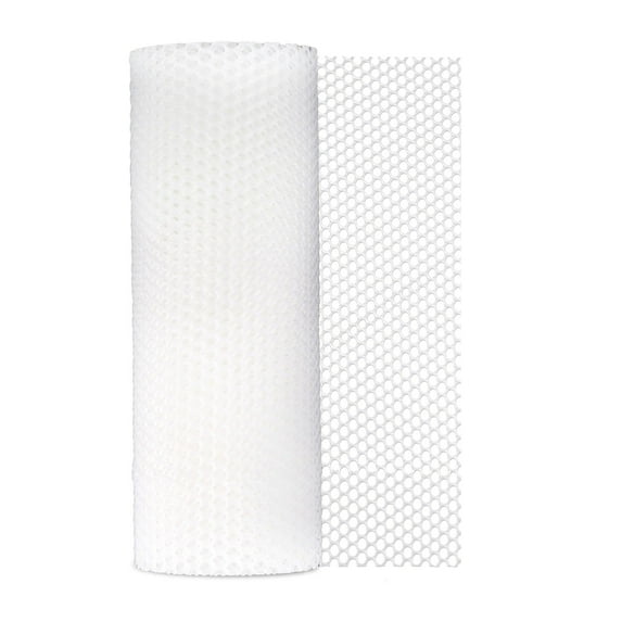 Plastic Wire Mesh Fence, 40cm x 300cm - Plastic Chicken Wire Fencing for Dogs, Rabbits & Poultry - Balcony Netting for Pets(Hole 8mm,White)