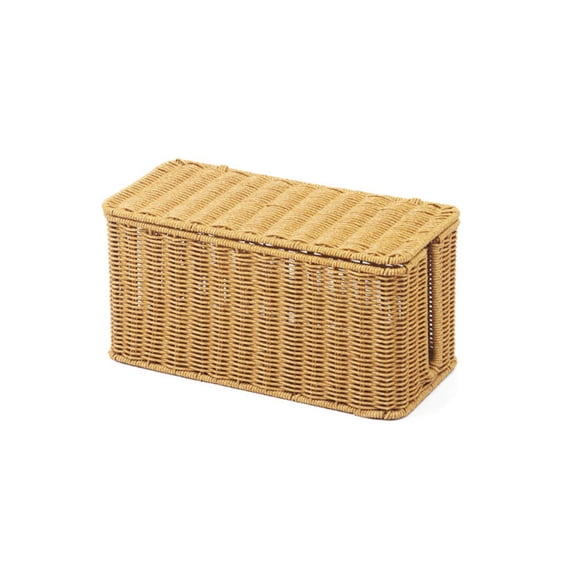 Plastic Woven Multi Purpose Storage Basket For Electrical Cords With Moisture Resistant Features Power Strips Holder