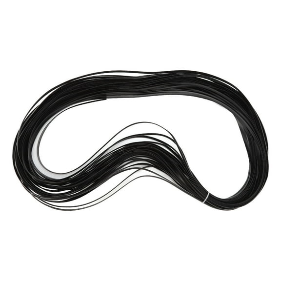 Plastic Woven Rattan Repair Material,Plastic Rattan Wicker,Wicker Repair Kit Plastic Patio Chair Table Sofa Synthetic Rattan Material for Outdoor Garden Patio Furniture[black]