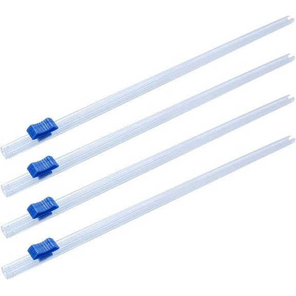 Plastic Wrap Cutter, 4pcs liding Cutters, Cling Film with Sliding Cutters, Sliding rs for Wrapping Paper, Waxed Paper, Parchment, Aluminum foil