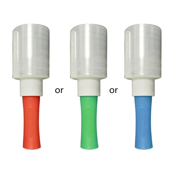 Plastic Wrap Film With Handle Stretch Roll Fast Pack for Mechanical Workshop