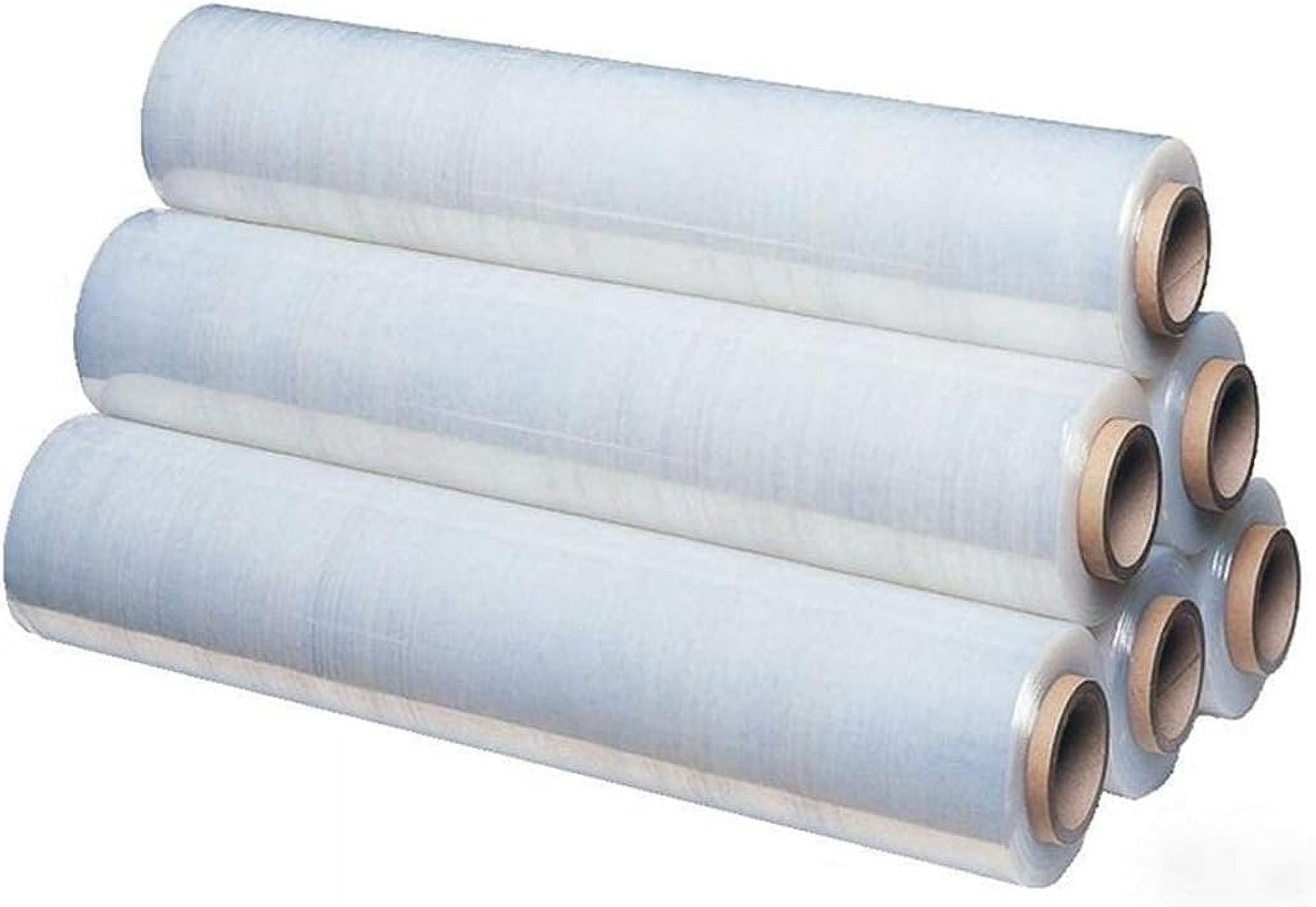 Plastic Wrap for Moving, 18 Inch x 1500 Feet. 4 Roolls of Pallet Wrap Stretch Film. Moving