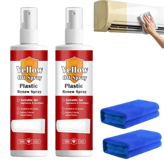 Plastic Yellow-Off Spray Cleaner, Plastic Yellowing Remover, Fast ...