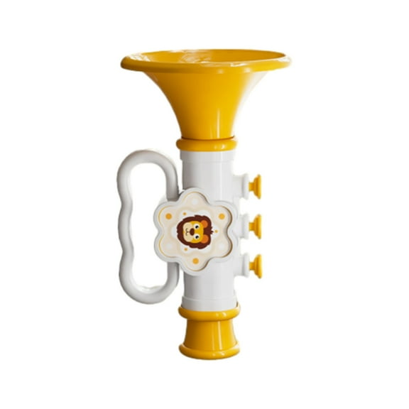 Yellow Childrens Educational Trumpet Toy For Music Learning Sensory Play Developmental Toy For Toddlers And Preschoolers