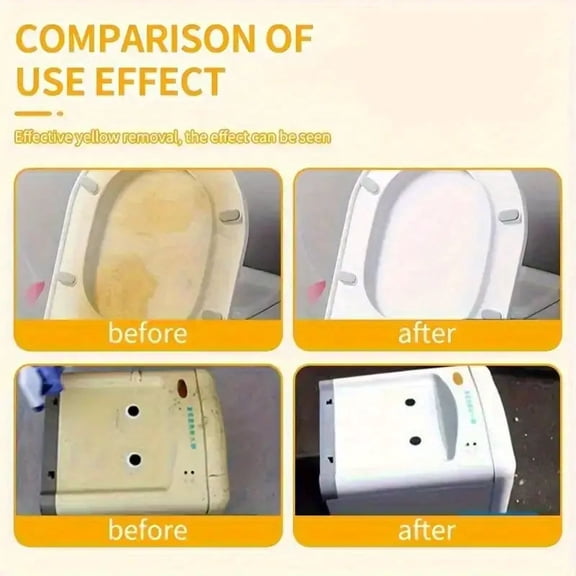 Plastic Yellowing Remover Restorer Spray For Appliances Surfaces White Color Renewal Cleaner Formula Air Conditioner Refrigerator Toilet Seat 100ml