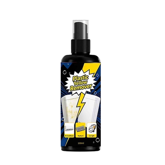 Plastic Yellowing Remover Spray, Multi-Purpose Restorer for Appliances and Electronic Devices 50ml