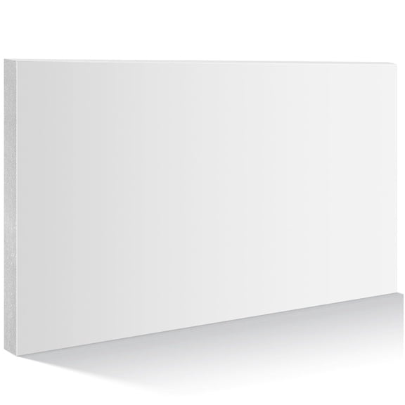 Plastic board 3/4 inch thick hard polyethylene board, high density polyethylene board for craft flat panel material home decoration handicrafts (white, 128 inches)