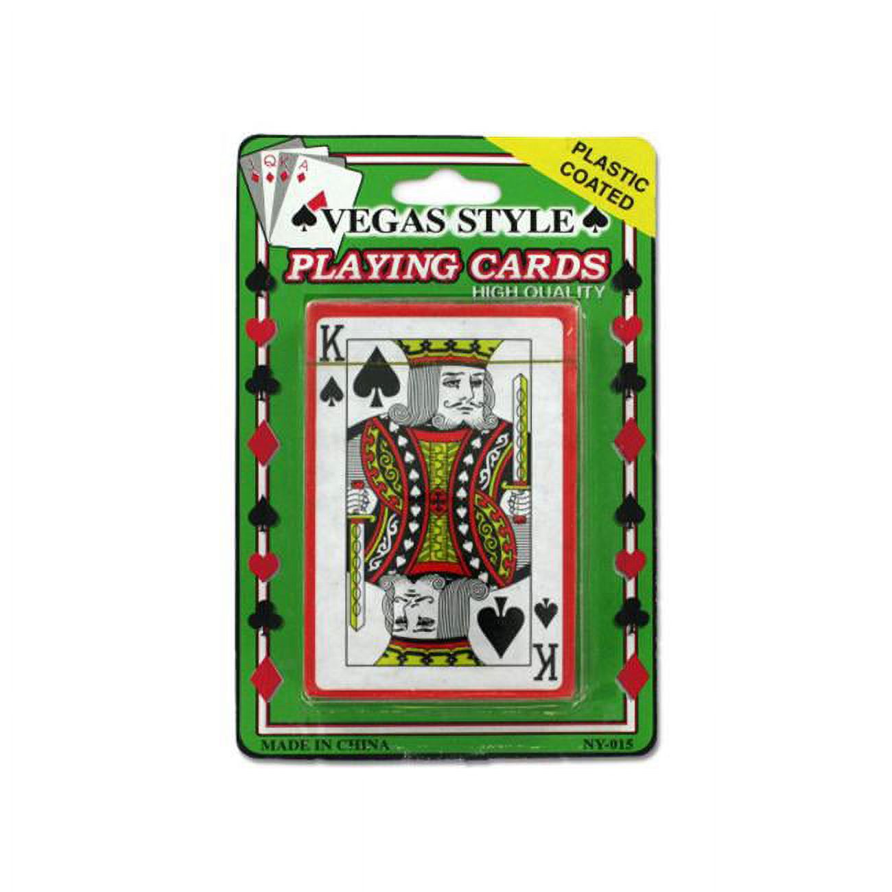 Plastic coated playing cards Pack of 24