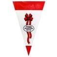 thumbnail image 1 of Plastic cone 100 PCS "Red Bow Fresh Roasted Nuts) 4oz., 1 of 2