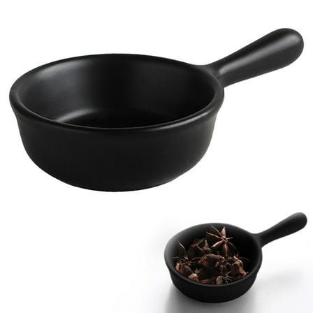 Plastic dining bowl Dipping Bowl with Handle Small Seasoning Dishes Serving Plates Perfect for Individual Dipping Such As Ketchup for French Fries