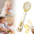 thumbnail image 1 of Plastic dining spoon Kitchen Gadgets Toddler Utensils Feeding Flatware Set WithTravel Case Baby Spoons And Forks With Silicone Bendable Handle Easy Grip Heat Ideal For Kids Stage, 1 of 9
