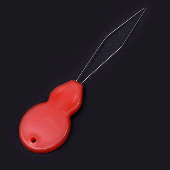 Plastic gourd needle threader colored plastic tail threader-thread guide-sewing machine cross stitch