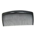 thumbnail image 1 of Plastic hair side comb with long teeth hairpin clip Women's decorative headwear bun accessoriesBlack, 1 of 4