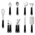 thumbnail image 1 of Plastic handle, stainless steel kitchen utensils, household small tool set, kitchenware 9-piece set, miscellaneous egg beater, 1 of 18