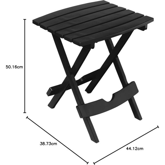 Plastic quick-folding table, terrace table, garden table, convenient for storage and folding