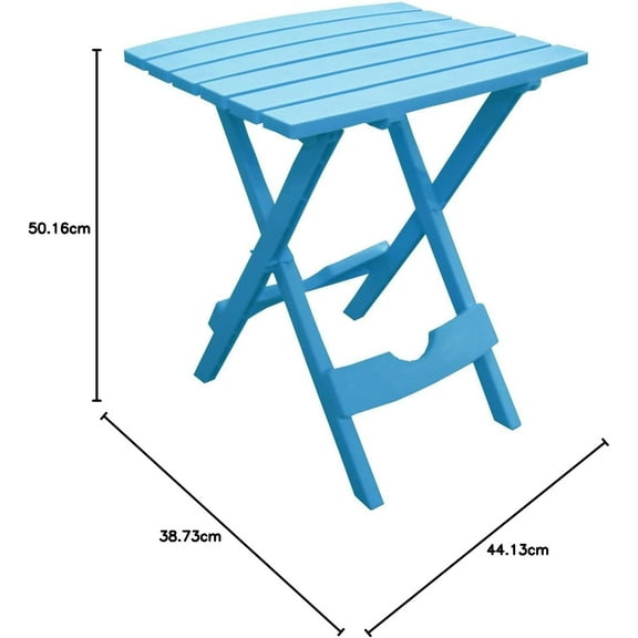 Plastic quick-folding table, terrace table, garden table, convenient for storage and folding