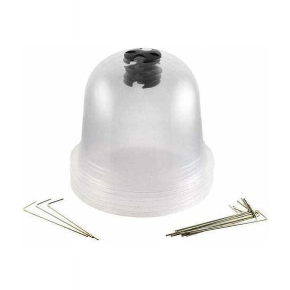 Plastic salad cloches - Set of 6