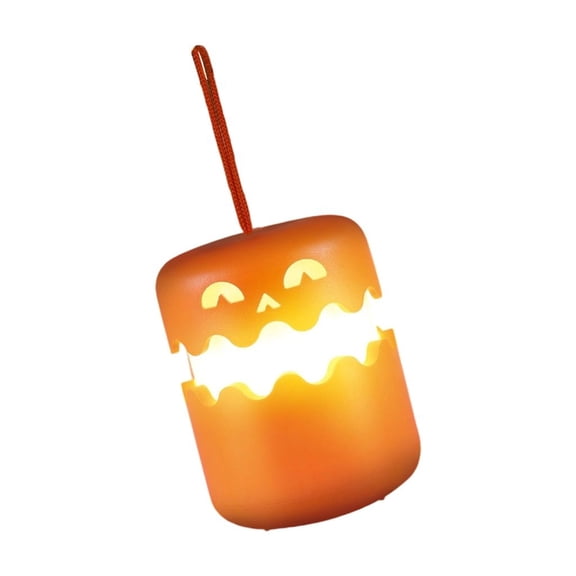 PlasticHa110weenPumpkin Lights Portable LED Light with Adjustable Brightness