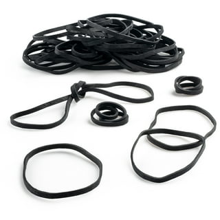 Rubber Bands in Clips Fasteners Black Walmart