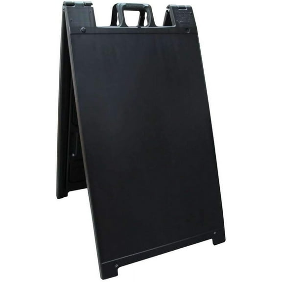 Plasticade Signicade Curb Sign/A-Frame 24x36" Color:Black