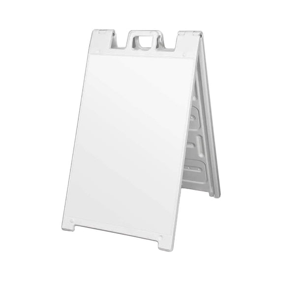 Plasticade Signicade Folding Sidewalk Double Sided Sign Stand (4 Pack)