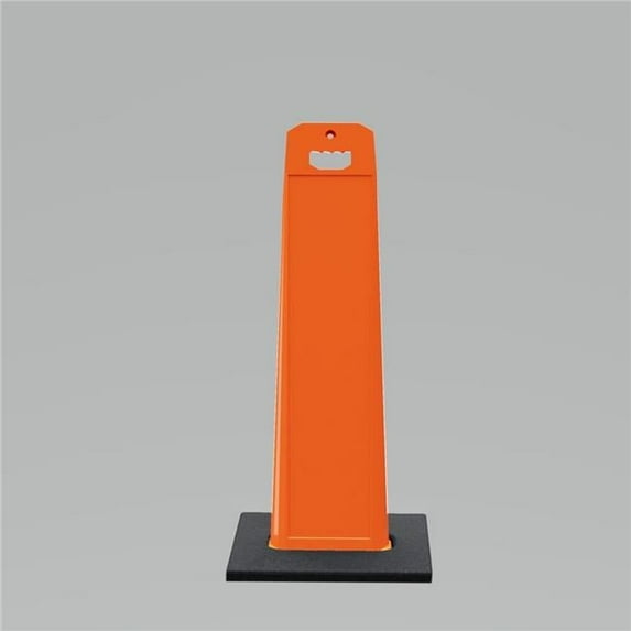 Plasticade by UVP UV4109-ORANGE Outdoor Standing Panel sign with weighted Base