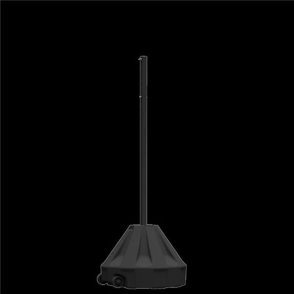 Plasticade by UVP UVRAP24BK-60BKPK Plasticade Roll-A-Base Mobile Parking Lot Post