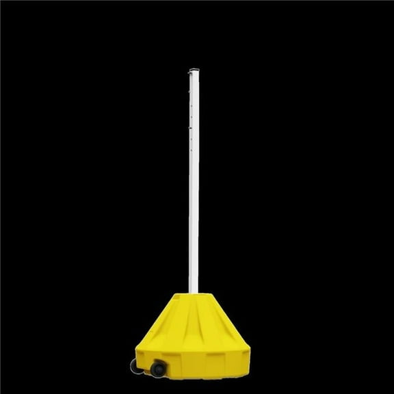 Plasticade by UVP UVRAP24Y-60PK Plasticade Roll-A-Base Mobile Parking Lot Post