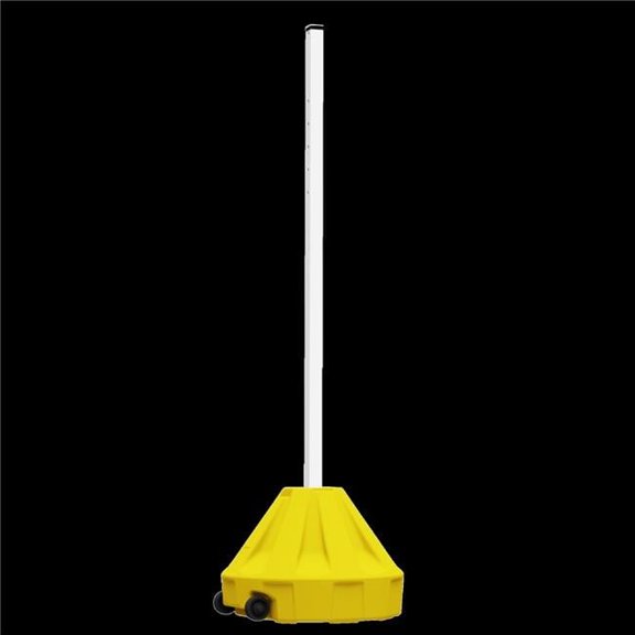 Plasticade by UVP UVRAP24Y-72PK Plasticade Roll-A-Base Mobile Parking Lot Post