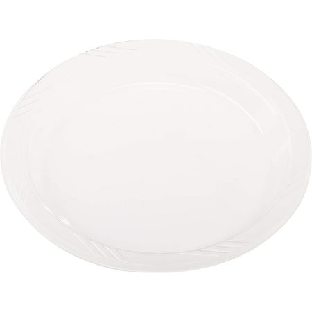 Plastico 10.25" Clear Plastic Plate 50ct
