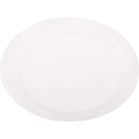 Plastico 10.25" Clear Plastic Plate 50ct