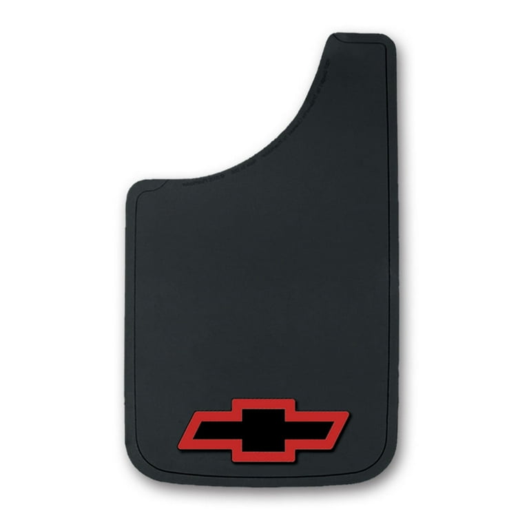 Plasticolor 000512R01 11 X 19 In. Red Chevy Bowtie Mud Flap