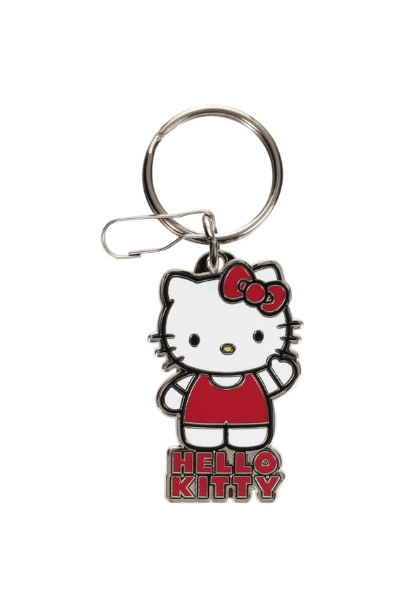 Plasticolor Hello Kitty Enamel Automotive Key Chain, Pink & White, 1 Piece
