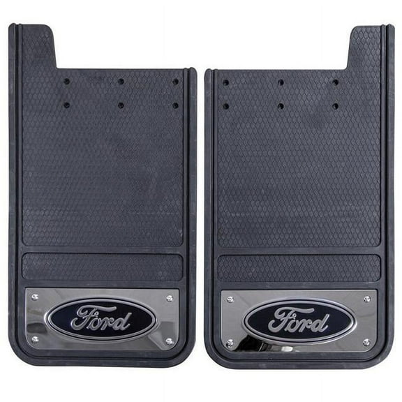 Plasticolor 12 x 23 in. Heavy Duty Rear Mud Guards for Ford