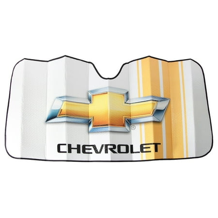 Plasticolor Chevy 58” x 27.5” Front Accordion Windshield Visor Universal Fit, 1 Pack