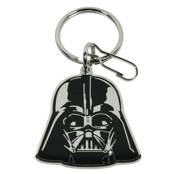 Plasticolor Darth Vader Enamel Automotive Key Chain, Black & Silver, 1 Piece
