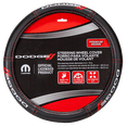 thumbnail image 1 of Plasticolor Dodge Deluxe Series Universal Steering Wheel Cover, Black & Red, 1 Pc, 1 lb, 1 of 7