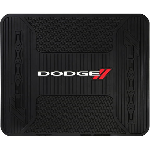 Plasticolor Dodge Universal Fit Automotive Utility Mat, Vinyl, Black, 1 Piece