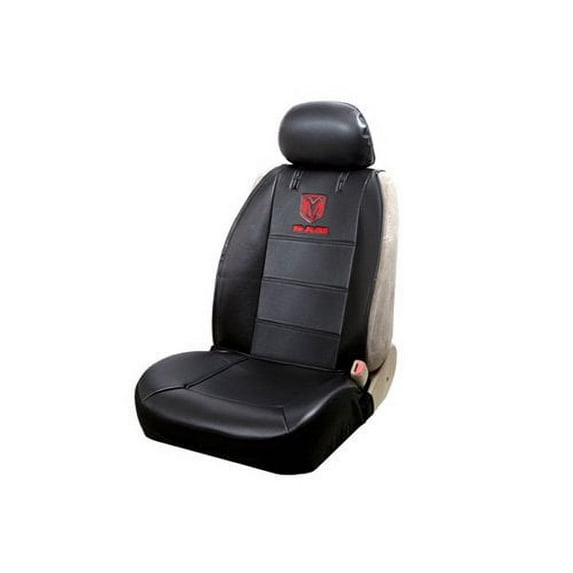 Plasticolor Dodge Vinyl Sideless Seat Cover Black/White (008583R01)