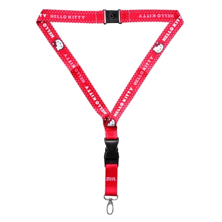 Plasticolor Hello Kitty Automotive Lanyard, Red & White, 1 Piece