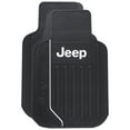 thumbnail image 1 of Plasticolor Jeep Elite Series Universal Automotive Floor Mat Set, Vinyl, Black, 2 Piece, 1 of 2