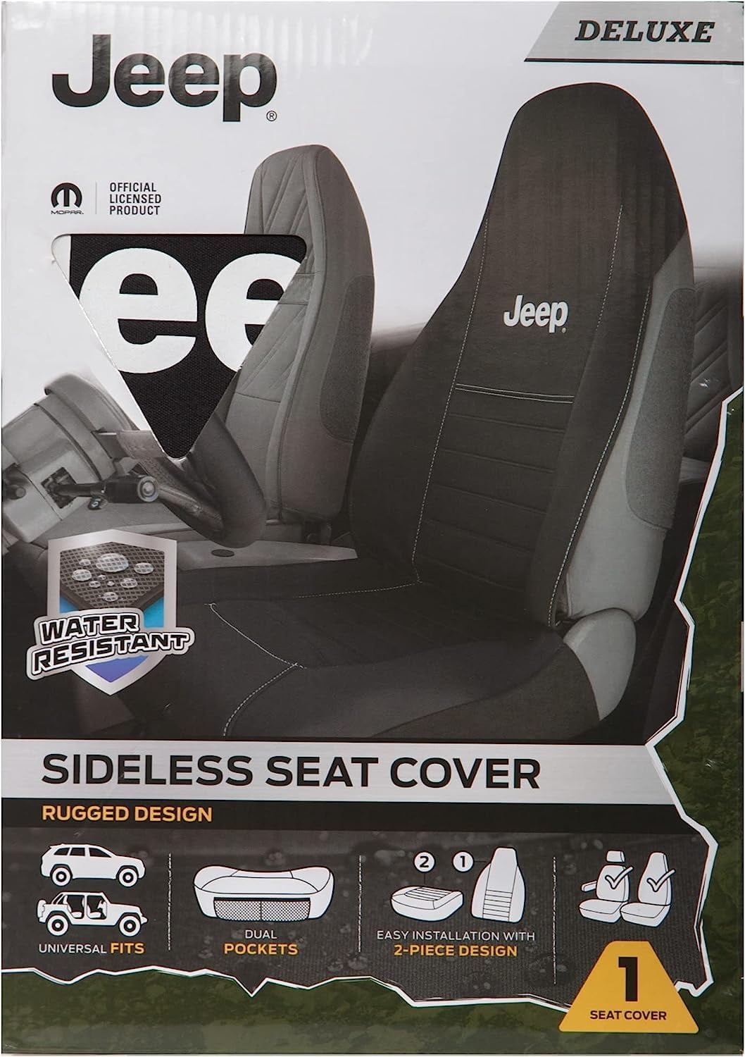 Plasticolor 008581R06 Sideless Seat Cover (Jeep Elite Tan - View #5