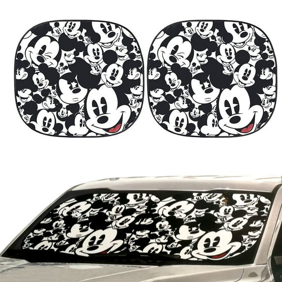 Plasticolor Lightweight Automotive Window Shades, Multicolor, 2 Count