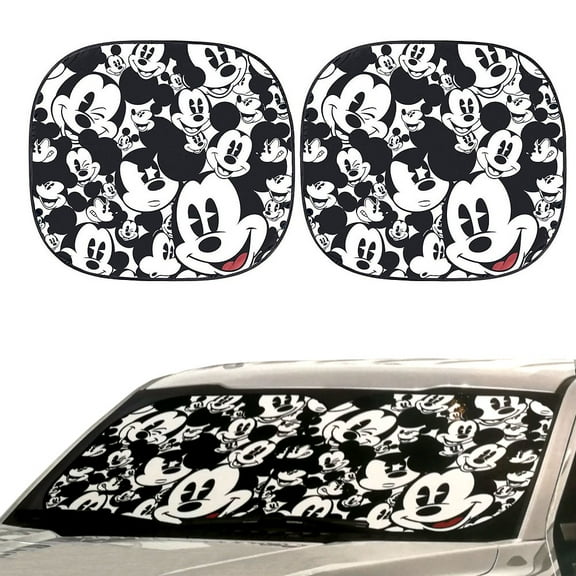 Plasticolor Lightweight Automotive Window Shades, Multicolor, 2 Count